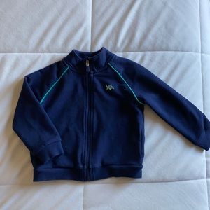 18- 24 M Janie and Jack baby boy navy blue track jacket